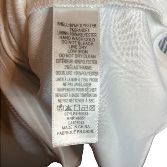 Monteau Blue and White dress with Pockets - Picture 5 of 5